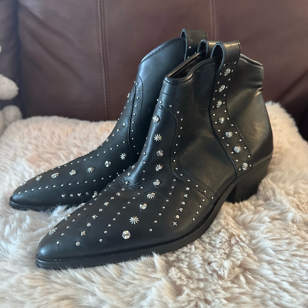 Sam Edelman studded black booties